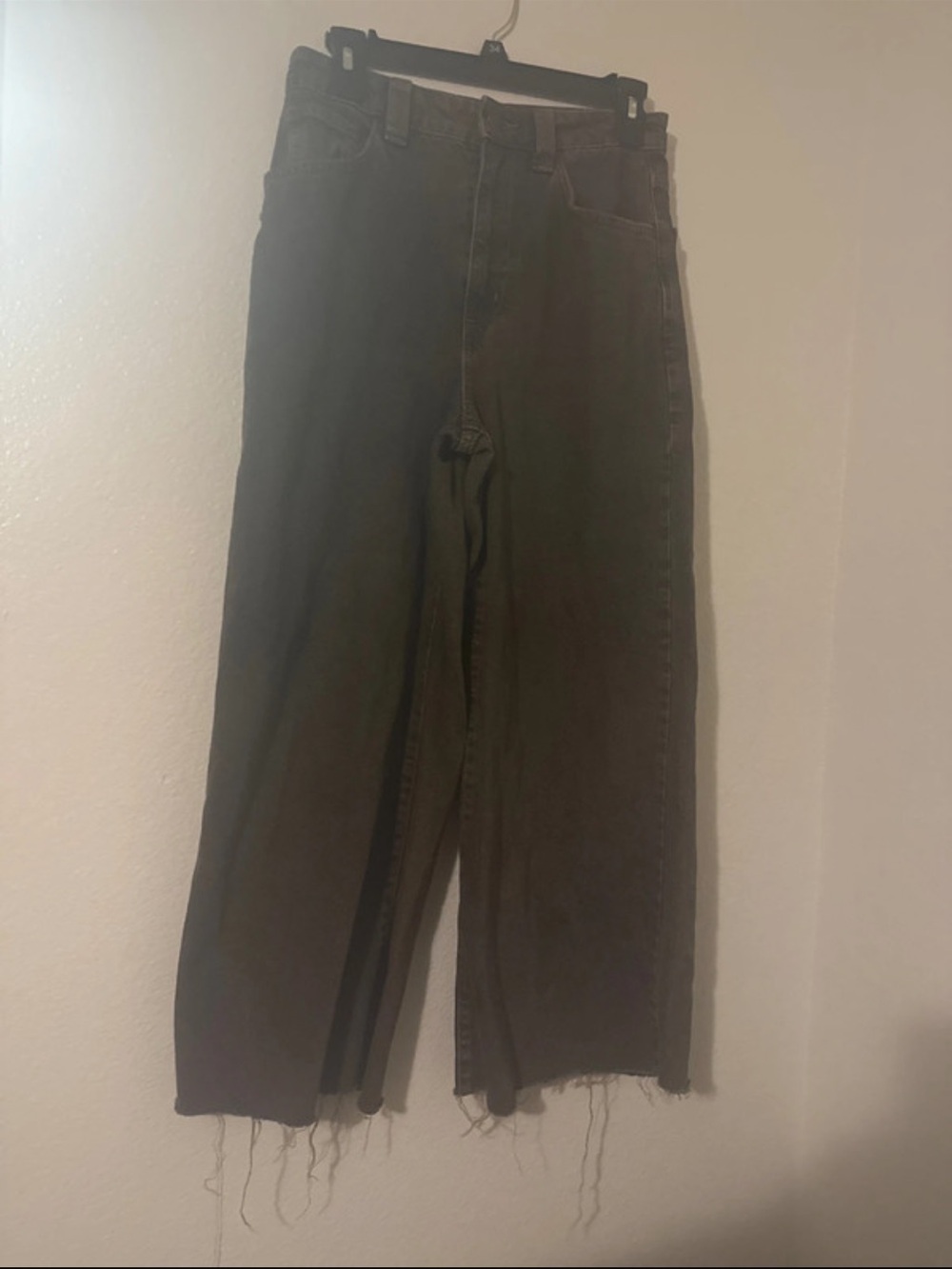 Cotton on super baggy raw hem jeans